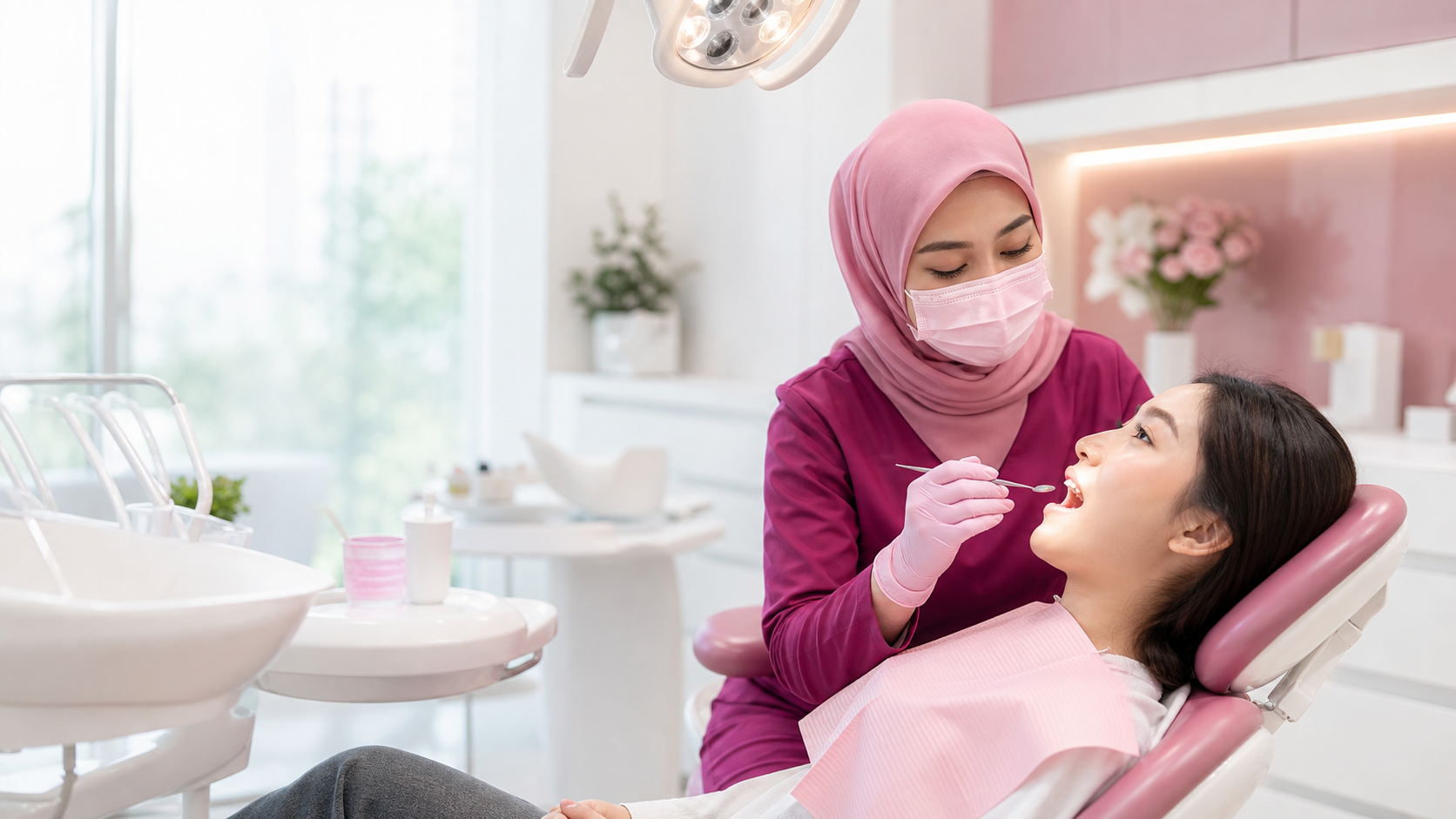 Verified dental practitioner in a warm Teeth Diva clinical setting